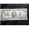 Image 1 : UNCIRCULATED SERIES 2003 $2 BILLS THAT HAVE BEEN COLORIZED WITH WASHINGTON-SPECIFIC OVERLAY