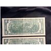 Image 6 : SERIES 1976 $2 BILLS; LOT OF 3