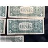 Image 19 : PAPER CURRENCY - ONE DOLLAR SILVER CERTIFICATES (1957 AND 1957B SERIES) AND FEDERAL RESERVE NOTES; L