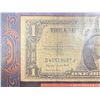 Image 3 : PAPER CURRENCY - 1935 ONE DOLLAR SILVER CERTIFICATE; ON INFORMATIONAL CARDBOARD