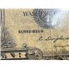 Image 7 : PAPER CURRENCY - 1935 ONE DOLLAR SILVER CERTIFICATE; ON INFORMATIONAL CARDBOARD