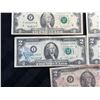 Image 6 : PAPER CURRENCY - $2 FEDERAL RESERVE NOTES, LOT OF 7; AND $1 FEDERAL RESERVE NOTES, LOT OF 2