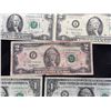 Image 8 : PAPER CURRENCY - $2 FEDERAL RESERVE NOTES, LOT OF 7; AND $1 FEDERAL RESERVE NOTES, LOT OF 2
