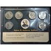 Image 3 : UNCIRCULATED SET OF 1979 AND 1980 SUSAN B. ANTHONY DOLLARS; LOT OF TWO SETS