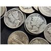 Image 5 : MERCURY SILVER DIMES - LOT; 122 GRAMS TOTAL WEIGHT