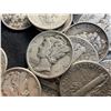 Image 7 : MERCURY SILVER DIMES - LOT; 122 GRAMS TOTAL WEIGHT