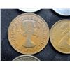 Image 5 : VARIOUS BRITISH COMMONWEALTH COINS - LOT INCLUDES A 1921 KING GEORGE V ONE-FLORIN SILVER COIN! LOT I