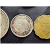 Image 9 : VARIOUS BRITISH COMMONWEALTH COINS - LOT INCLUDES A 1921 KING GEORGE V ONE-FLORIN SILVER COIN! LOT I
