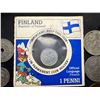 Image 17 : VARIOUS COINS FROM NORWAY, SWEDEN, FINLAND, AND DENMARK - INCLUDES AN 1866 5 PENNIA ALEKSANDR II COI