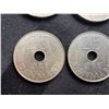 Image 35 : VARIOUS COINS FROM NORWAY, SWEDEN, FINLAND, AND DENMARK - INCLUDES AN 1866 5 PENNIA ALEKSANDR II COI