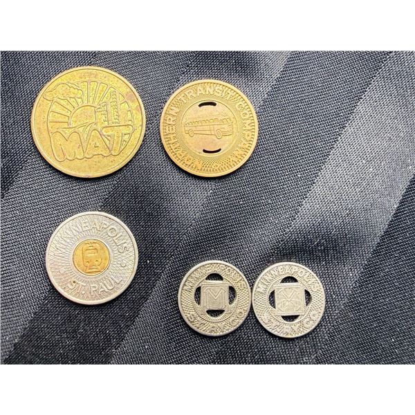 VARIOUS PUBLIC TRANSPORTATION TOKENS
