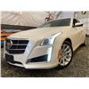 Image 1 : PARKSVILLE - 2014 CADILLAC CTS WHITE 99620 KMS - D190306