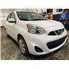 Image 8 : PARKSVILLE - 2017 NISSAN MICRA, WHITE, 113016 KMS, FRONT WHEEL DRIVE. - D249939