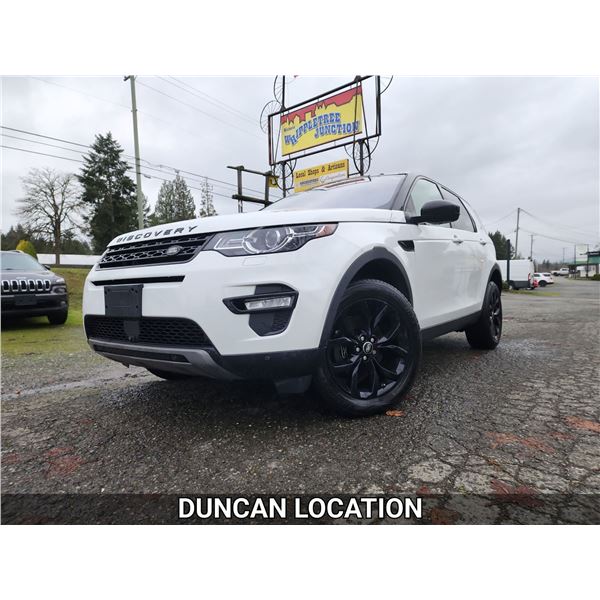 DUNCAN - 2019 LAND ROVER DISCOVERY, WHITE, 168942 KMS, ALL WHEEL DRIVE. - D828830