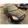 Image 10 : PARKSVILLE-2010 HYUNDAI ACCENT  BLACK FWD 299403KMS - B177915