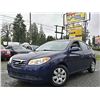 Image 1 : DUNCAN -- 2010 HYUNDAI ELANTRA, BLUE, 160195 KMS, FRONT WHEEL DRIVE - J027025