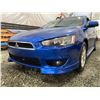 Image 2 : PARKSVILLE - 2010 MITSUBISHI LANCER BLUE 217001 KMS - D603387