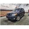 Image 1 : PARKSVILLE - 2010 HYUNDAI SANTE FE, BLUE, 167018 KMS, FOUR WHEEL DRIVE. - D340172