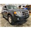 Image 8 : PARKSVILLE - 2008 FORD ESCAPE GREY 131508 MILES - DB90936