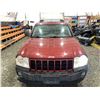 Image 7 : PARKSVILLE- 2007 JEEP GRAND CHEROKEE 306997KMS RED 4X4- D675540