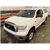 Image 4 : PARKSVILLE-2007 TOYOTA TUNDRA  WHITE 4WD 174281 MILES - D012633