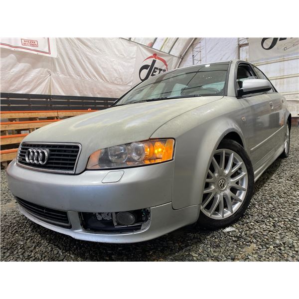 PARKSVILLE - 2004 AUDI A4 SILVER 187437 KMS - B045925