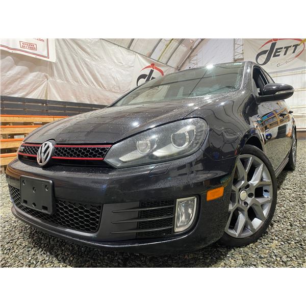 PARKSVILLE - 2013 VOLKSWAGEN GTI BLACK 183480 KMS - J141139