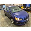 Image 10 : PARKSVILLE - 2012 CHEVROLET SONIC BLUE 178295 KMS - B217262