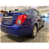 Image 14 : PARKSVILLE - 2012 CHEVROLET SONIC BLUE 178295 KMS - B217262