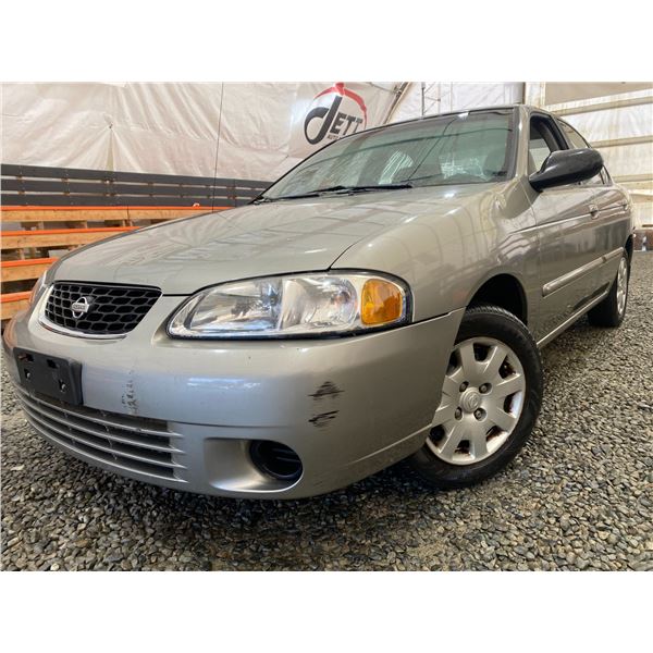 PARKSVILLE - 2002 NISSAN SENTRA GREY 100002 KMS - B683052