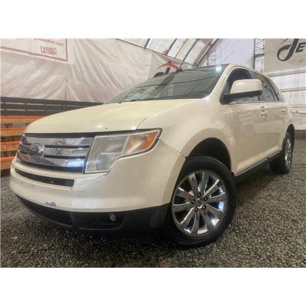 PARKSVILLE - 2008 FORD EDGE WHITE 239399 KMS - BA12600