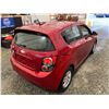 Image 16 : PARKSVILLE - 2012 CHEVROLET SONIC RED 189227 KMS - D118325