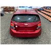 Image 19 : PARKSVILLE - 2012 CHEVROLET SONIC RED 189227 KMS - D118325