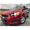 Image 1 : PARKSVILLE - 2012 CHEVROLET SONIC RED 189227 KMS - D118325