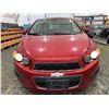 Image 6 : PARKSVILLE - 2012 CHEVROLET SONIC RED 189227 KMS - D118325