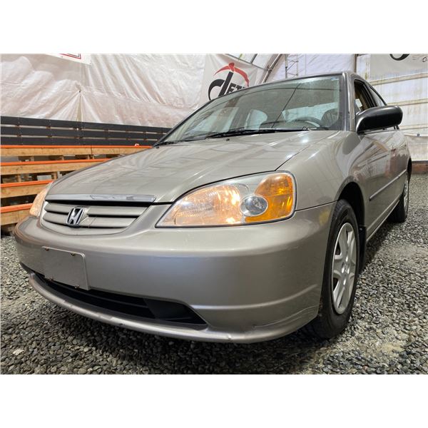 PARKSVILLE - 2003 HONDA CIVIC GOLD 207107 KMS - D937067