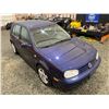 Image 10 : PARKSVILLE - 2006 VOLKSWAGEN GOLF BLUE 300126 KMS "NO RESERVE" - D007422