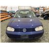 Image 6 : PARKSVILLE - 2006 VOLKSWAGEN GOLF BLUE 300126 KMS "NO RESERVE" - D007422