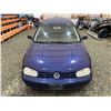 Image 7 : PARKSVILLE - 2006 VOLKSWAGEN GOLF BLUE 300126 KMS "NO RESERVE" - D007422