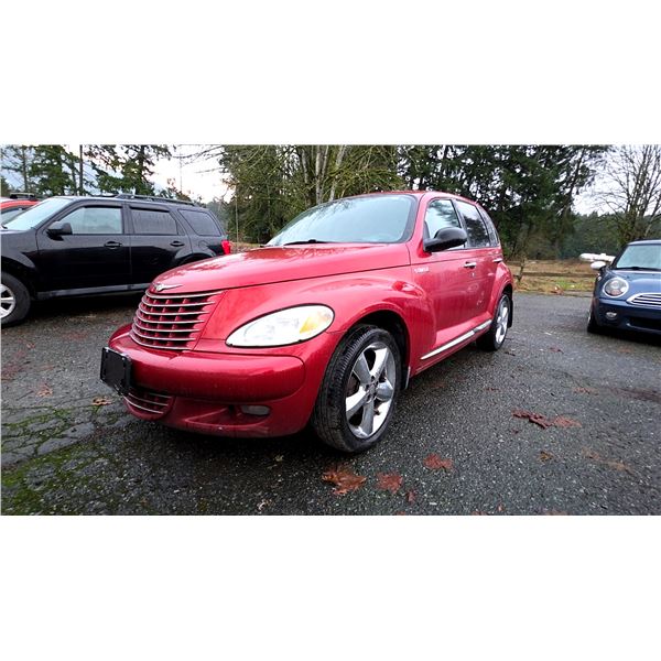 DUNCAN - 2004 CHRYSLER PT CRUISER RED 177417 KMS - D230190