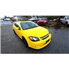 Image 6 : DUNCAN - 2007 CHEVROLET COBALT SS YELLOW 187919 KMS - D210511