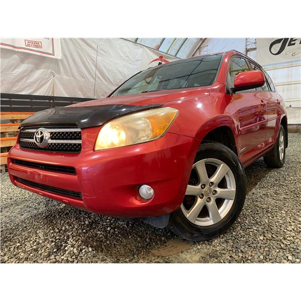 PARKSVILLE - 2008 TOYOTA RAV4 RED 244513 KMS - D088250
