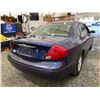 Image 15 : PARKSVILLE - 2000 FORD TAURUS BLUE 176092 KMS "NO RESERVE" - D263363