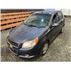 Image 4 : PARKSVILLE - 2011 CHEVROLET AVEO GREY 154154 KMS - D149677