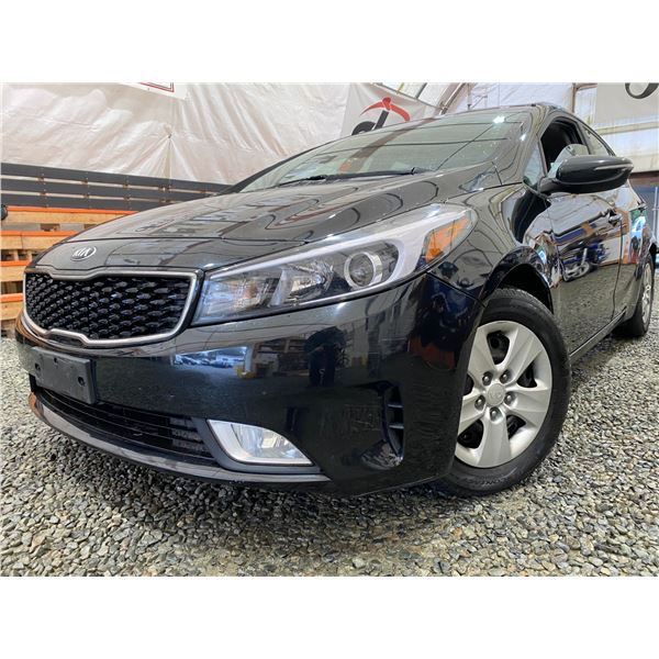 PARKSVILLE - 2017 KIA FORTE BLACK 147078 KMS - B704751