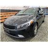 Image 3 : PARKSVILLE - 2017 KIA FORTE BLACK 147078 KMS - B704751