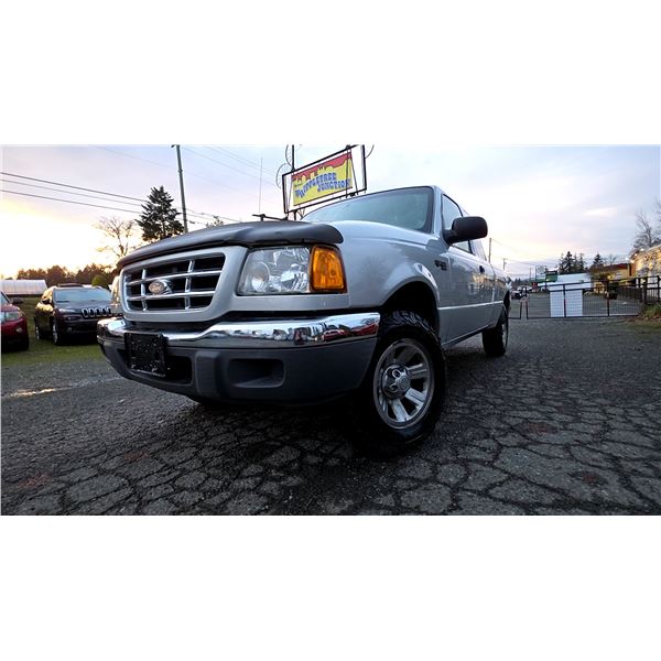 DUNCAN - 2002 FORD RANGER SILVER  242716 KMS - DA58990