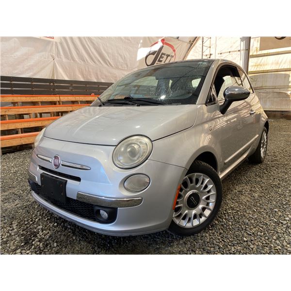 PARKSVILLE - 2012 FIAT 500 GREY 106296 KMS - D123301