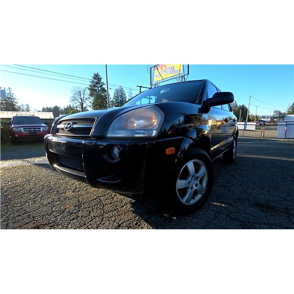 DUNCAN - 2007 HYUNDAI TUCSON BLACK 164023 KMS - D515461