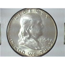 1954 Franklin Half Dollar (UNC)